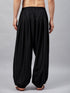 Men's Black Cotton Silk Blend Pyjama